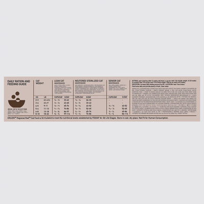 Orijen Regional Red Dry Cat Food Recipe - 1.8 Kg - Cat Food - Orijen - PetMax Canada