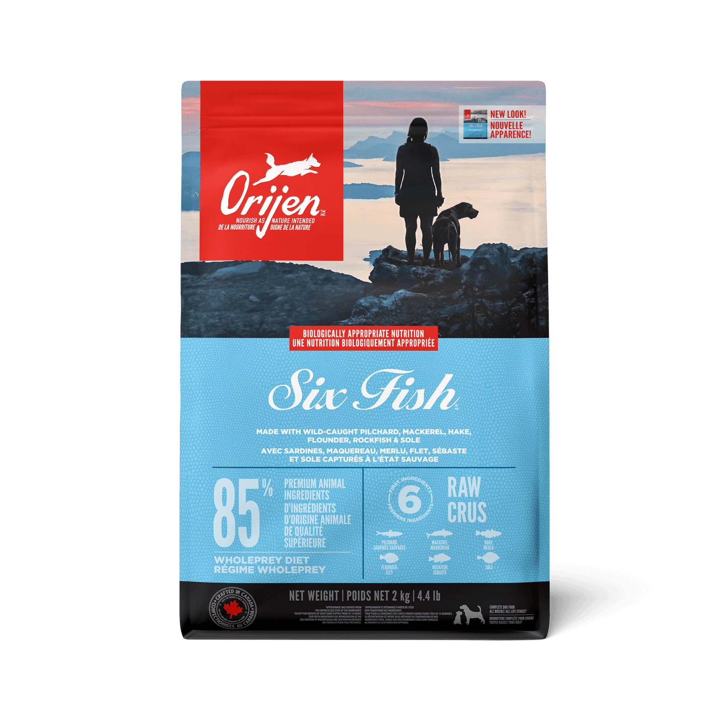 Orijen Six Fish Dry Dog Food Recipe  Dog Food  | PetMax Canada