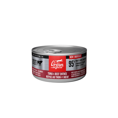 Orijen Tuna + Beef Entrée Wet Cat Food Recipe - 85g - Canned Cat Food - Orijen - PetMax Canada