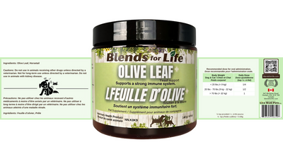 Blends For Life Green Olive Leaf+ Supplement For Dogs