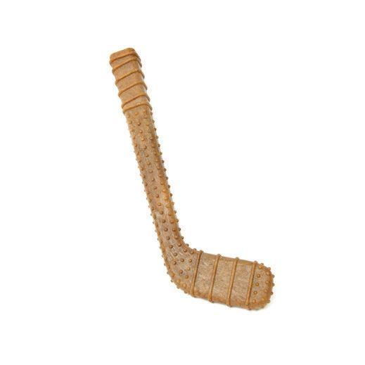 The Chew Club Powerbone Dog Chew Nylon & Bamboo Hockey Stick - 12" - Nylon - Powerbone - PetMax Canada