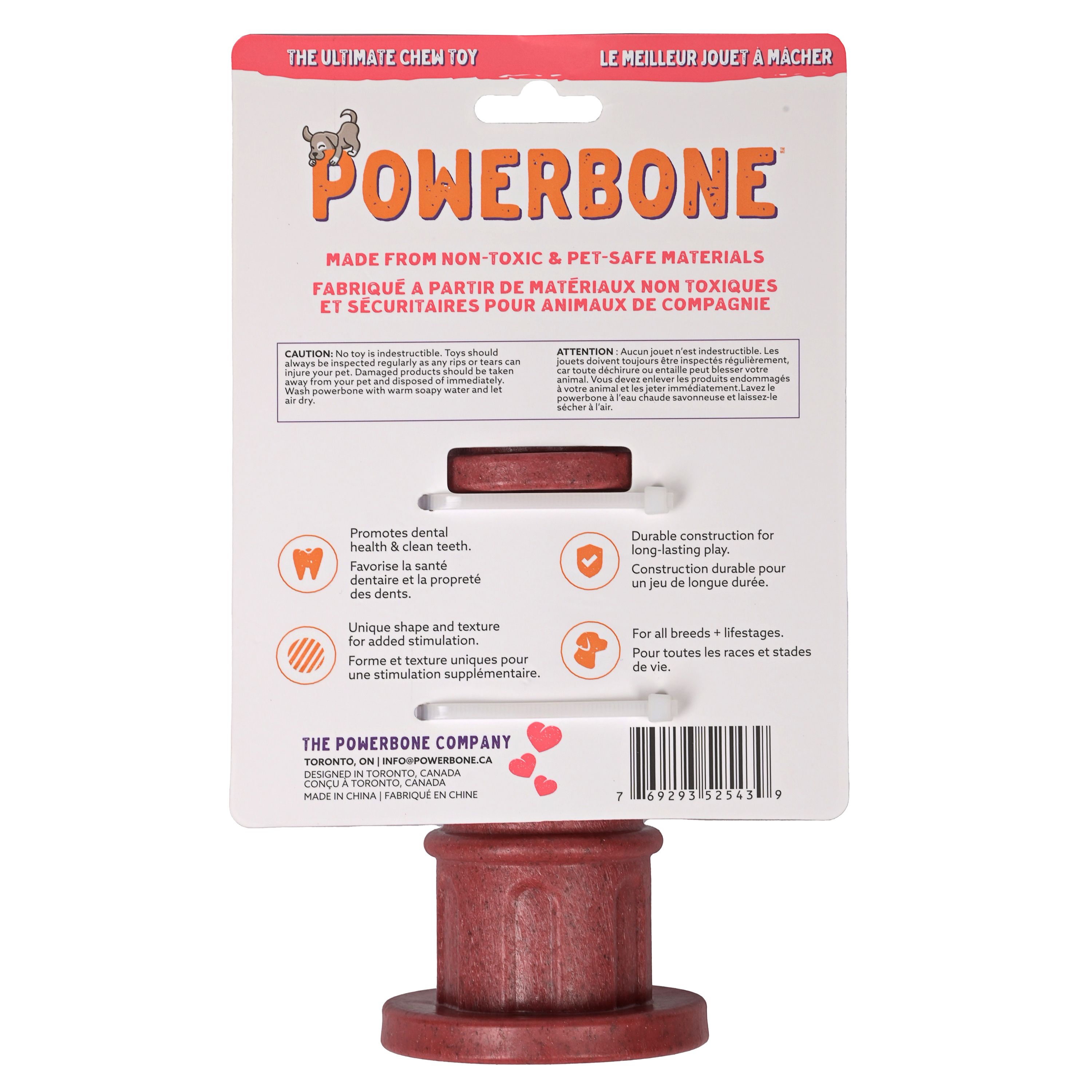 Powerbone Fire Hydrant Nylon & Bamboo Dog Chew