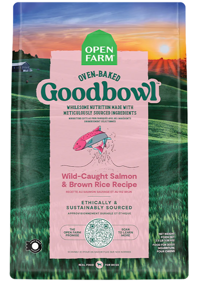 Open Farm GoodBowl Wild-Caught Salmon & Brown Rice Recipe for Dogs  Dog Food  | PetMax Canada