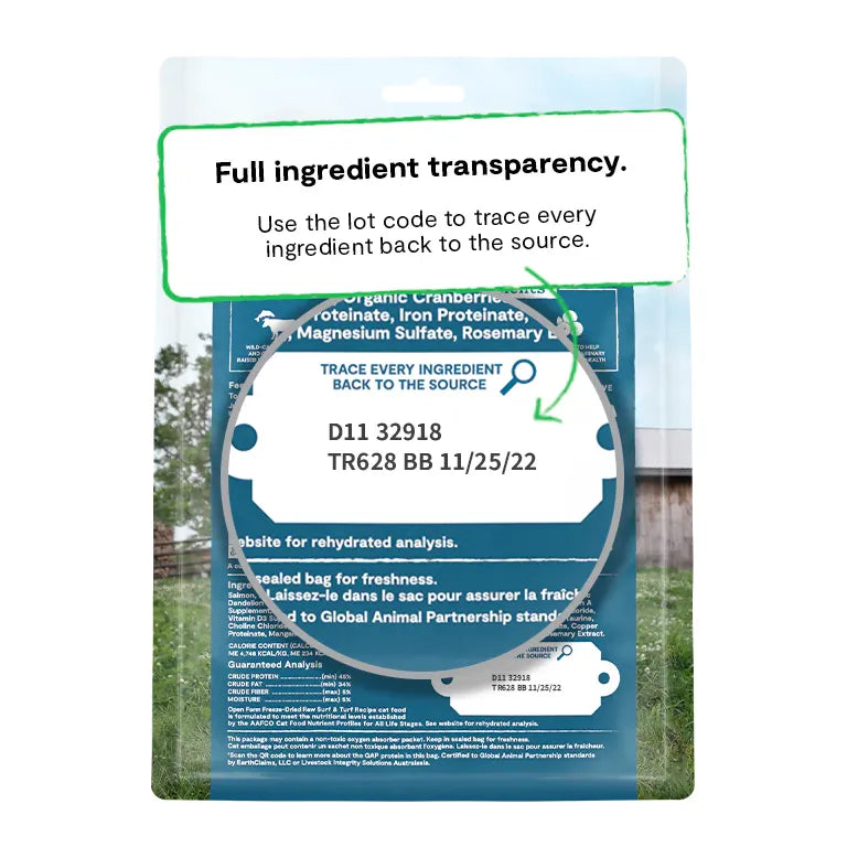 Open Farm Cat Freeze Dried Raw Surf & Turf