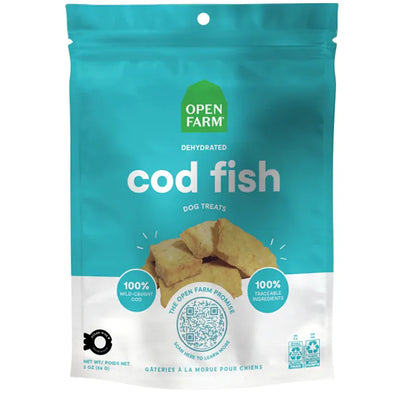 Open Farm Dog Treats Dehydrated Cod Fish Treats  Dog Treats  | PetMax Canada