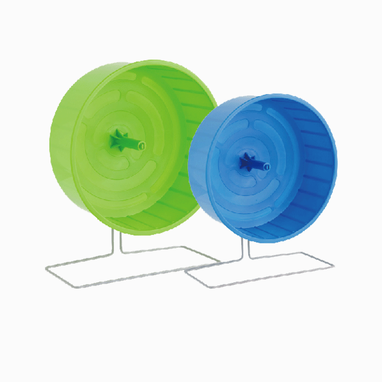 Pawise Plastic Exercise Wheel with Metal Stand - Small Animal Toys - Pawise - PetMax Canada