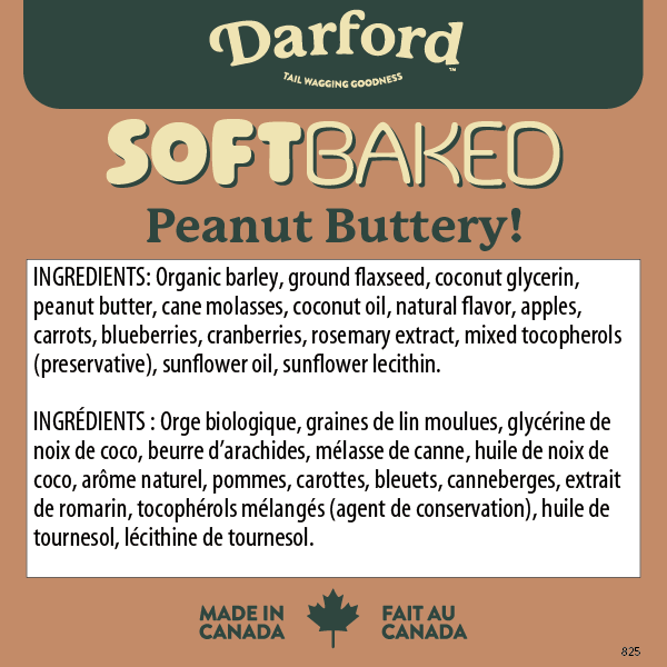 Darford Dog Soft Baked Super Peanut Butter Soft & Chewy Treats
