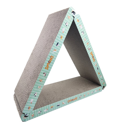 Simon’s Corrugated Tri-Cat Scratcher Lounger with Catnip