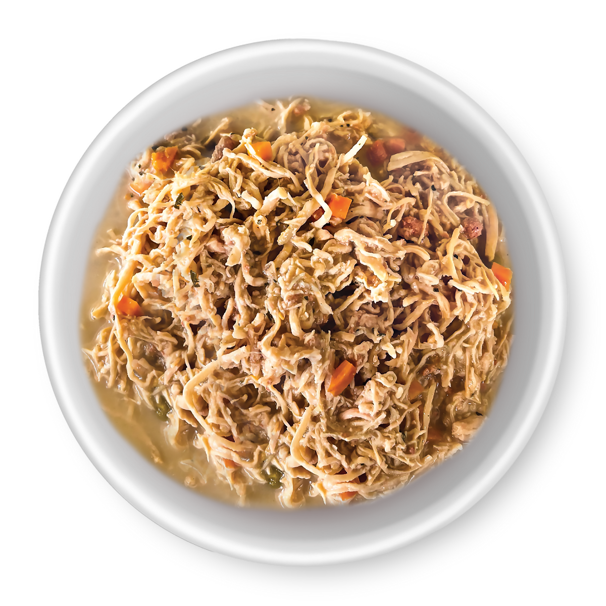 RAWZ Chicken, Chicken Liver & Goat's Milk Stew Canned Dog Food - Bowl of Shredded Stew - RAWZ - PetMax Canada