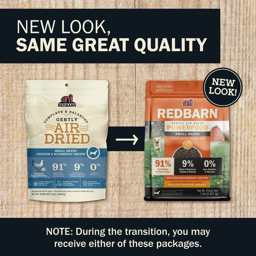 Red Barn Air Dried Small Breed Chicken & Blueberry Recipe