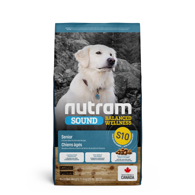Nutram Sound Senior Balanced S10 Chicken Meal and Oatmeal