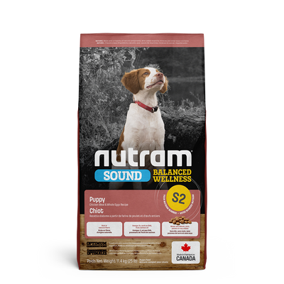 Nutram Dog Sound S2 Puppy Chicken & Whole Eggs