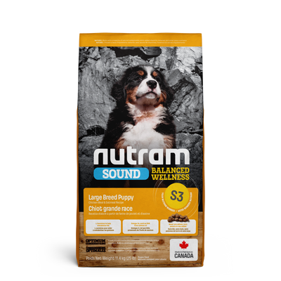 Nutram Dog Sound S3 Large Breed Puppy Chicken & Oatmeal