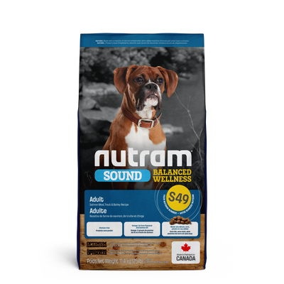 Nutram Dog Sound Adult S49 Salmon, Trout & Barley