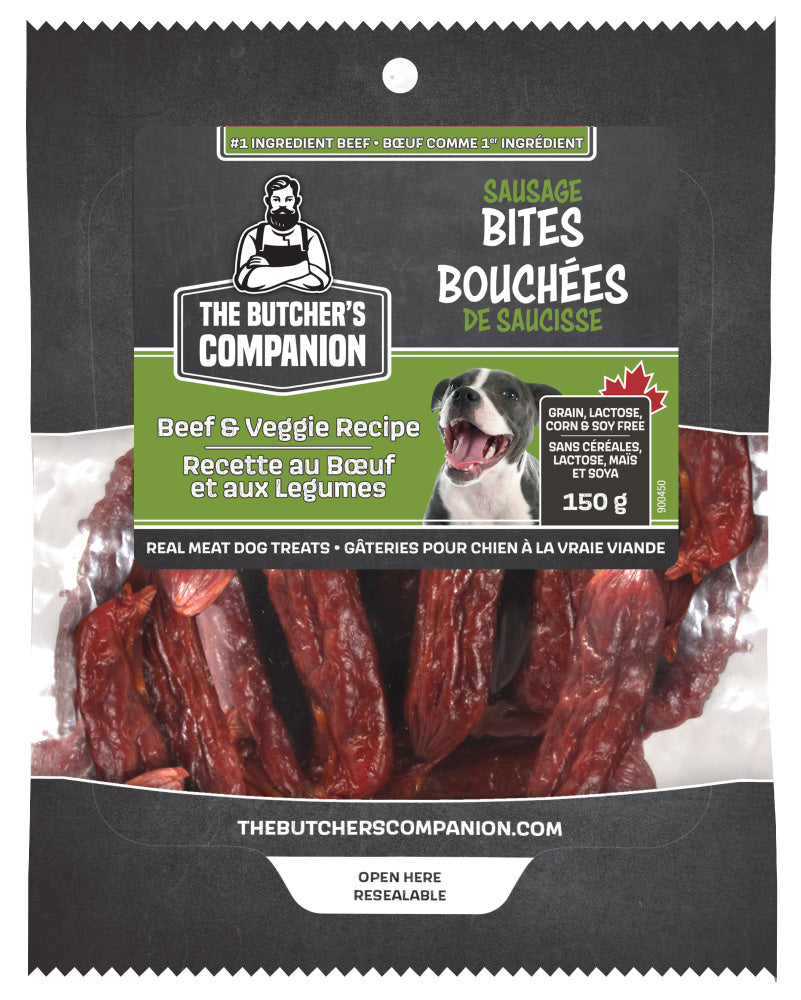 The Butcher's Companion Beef And Veggie Sausage Bites