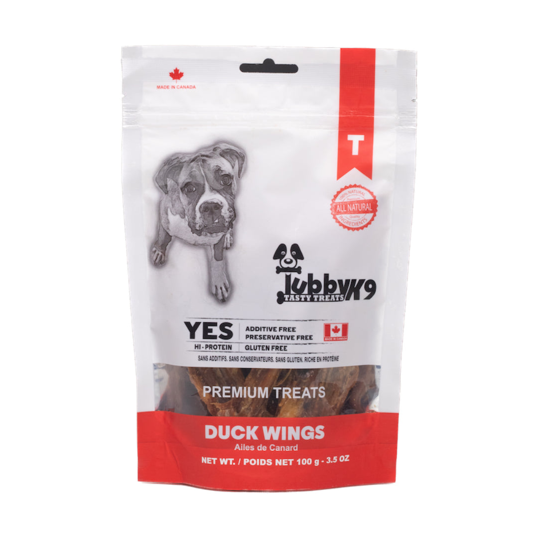 Tubby K9 Tasty Dog Treats Duck Wings  Dog Treats  | PetMax Canada