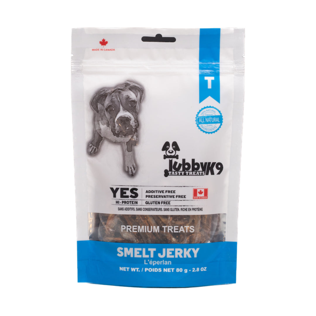 Tubby K9 Tasty Dog Treats Smelt Jerky  Dog Treats  | PetMax Canada