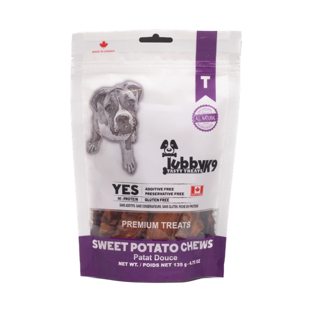 Tubby K9 Tasty Dog Treats Sweet Potato Chews  Dog Treats  | PetMax Canada