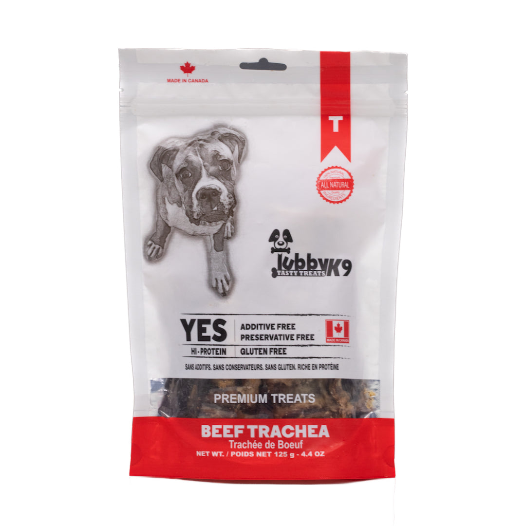 Tubby K9 Tasty Dog Treats Beef Trechea  Dog Treats  | PetMax Canada