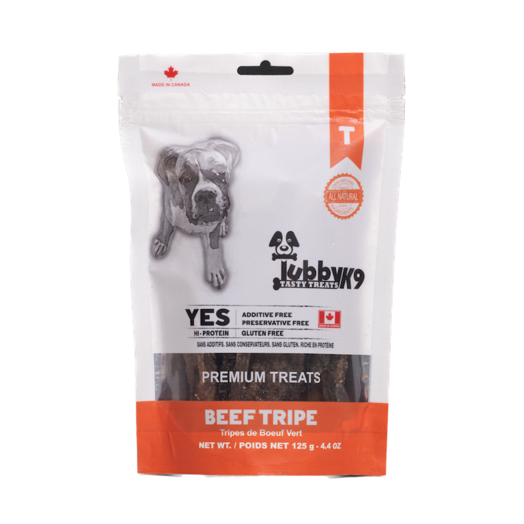Tubby K9 Tasty Dog Treats Beef Tripe  Dog Treats  | PetMax Canada
