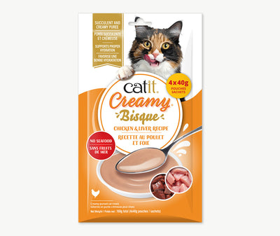 Catit Creamy Bisque Chicken & Liver Cat Treats - Cat Treats - Catit - PetMax Canada