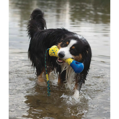 Zeus Nitro Weighted Buoy With Rope Dog Toy