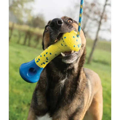 Zeus Nitro Weighted Buoy With Rope Dog Toy