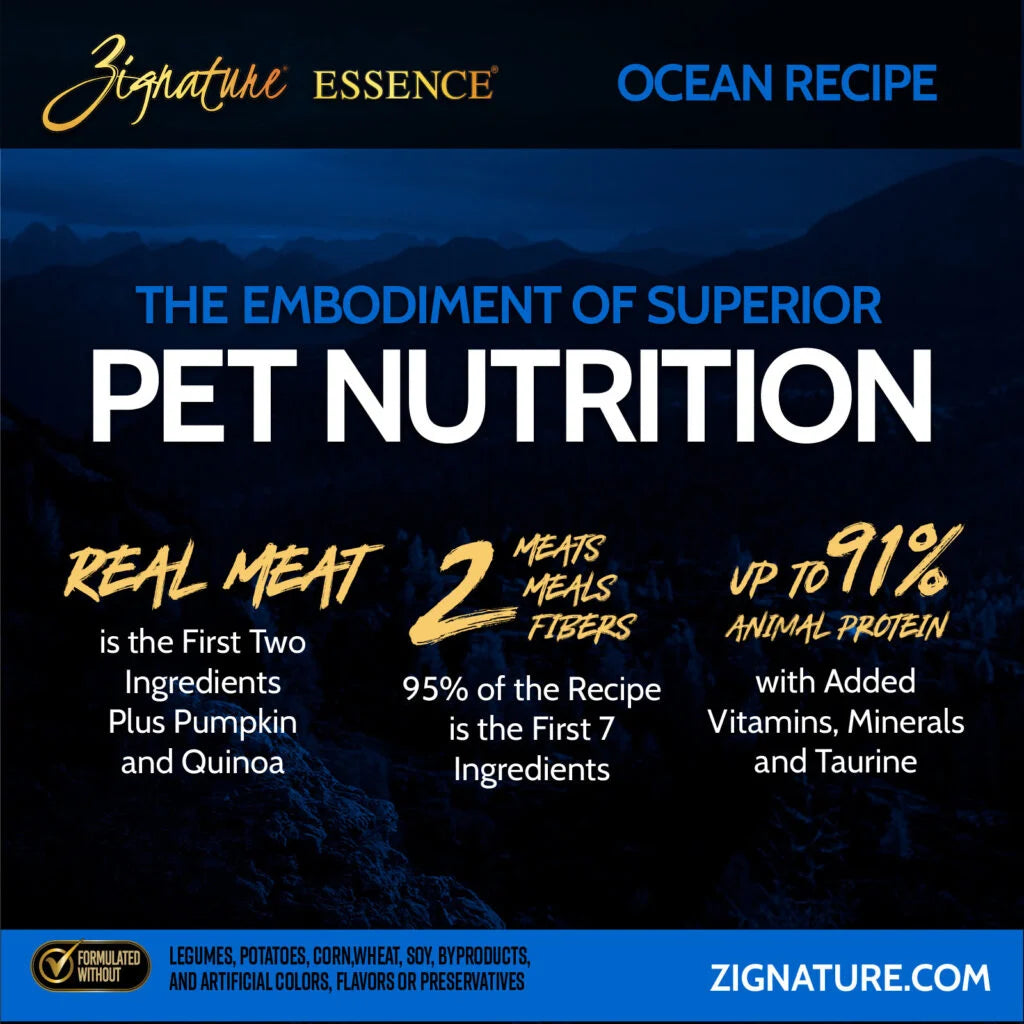 Zignature Essence Limited Ingredient Ocean Recipe