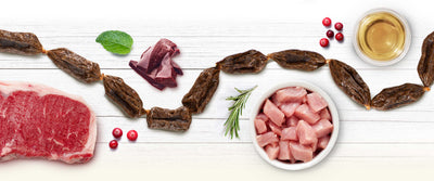 Zoe Meat Market Sausages with Chicken & Beef Dog Treats - 90g - Dog Treats - Zoe - PetMax Canada