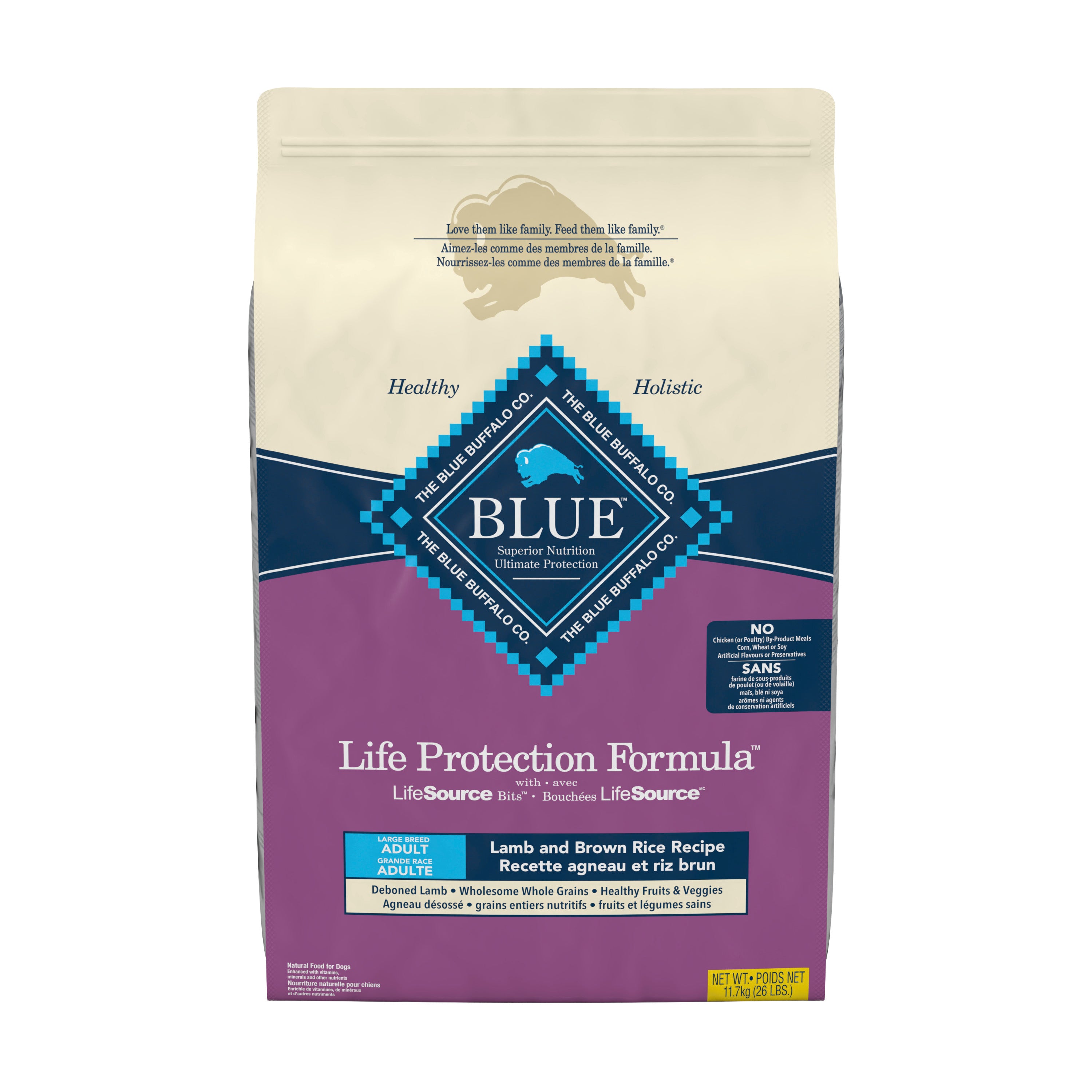 Blue Buffalo Life Protection Dog Food Large Breed Lamb - Dog Food - Blue Buffalo - PetMax Canada