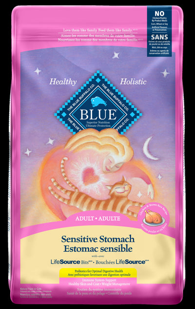 Blue Buffalo Tastefuls Sensitive Stomach Natural Chicken Adult Dry Cat Food - Cat Food - Blue Buffalo - PetMax Canada