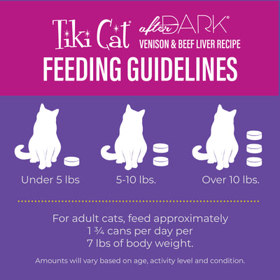 Tiki Cat After Dark Pâté Venison & Beef Liver Wet Cat Food - Product Highlights 6 - Tiki Cat - PetMax Canada