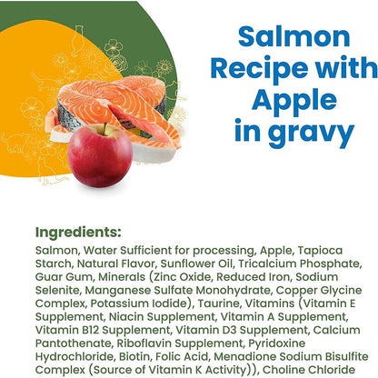Almo Nature Complete Salmon With Apple - 70g - Canned Cat Food - Almo Nature - PetMax Canada