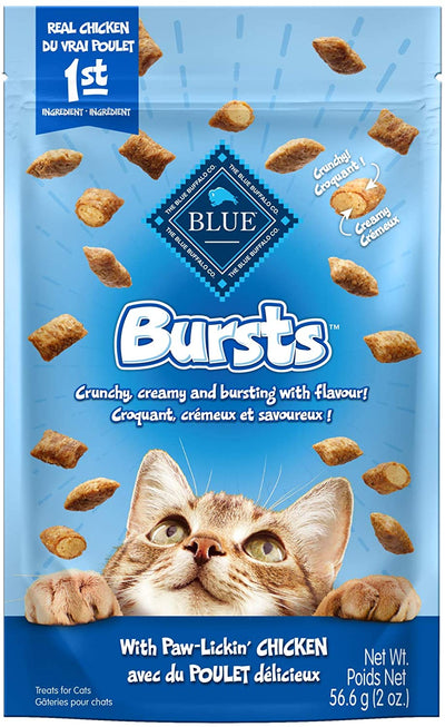 Blue Buffalo Bursts Crunchy Cat Treats Chicken Flavour - Cat Treats - Blue Buffalo - PetMax Canada
