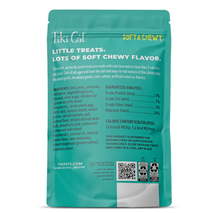 Tiki Baby Cat Soft And Chewy Mini Tuna And Salmon Treats