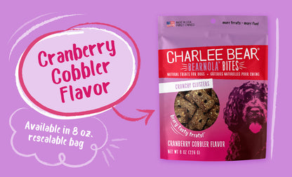 Charlee Bear Bearnola Bites Cranberry Cobbler