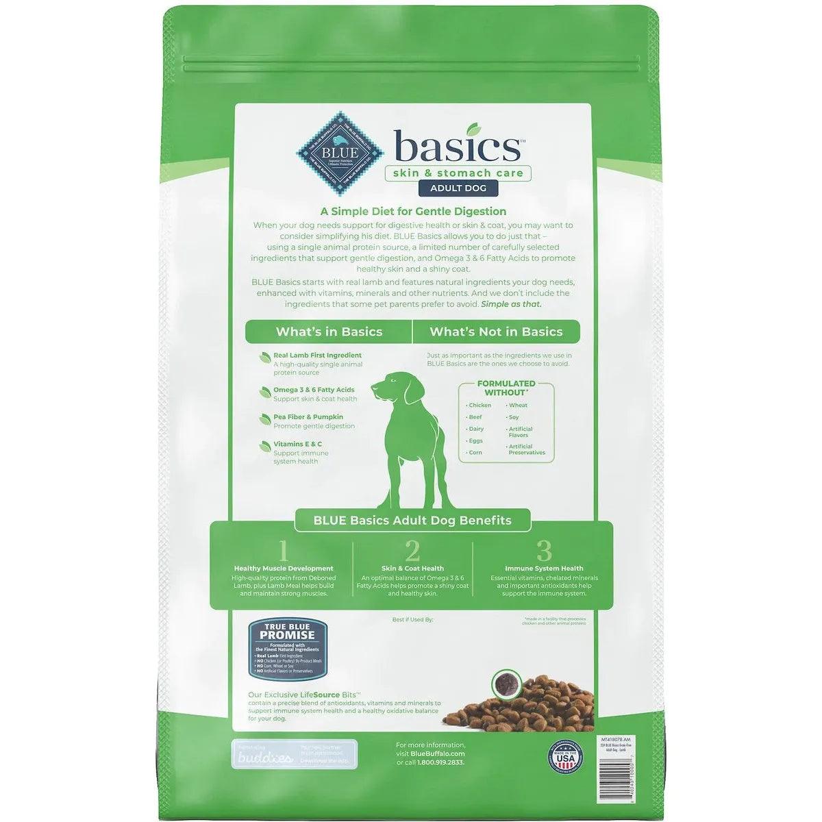 Buy Blue Basics Adult Dog Food Grain Free Lamb Potato Online PetMax