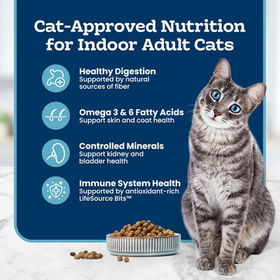 Blue Buffalo Tastefuls Indoor Chicken & Brown Rice Adult Dry Cat Food - Image 5 - Blue Buffalo - PetMax Canada