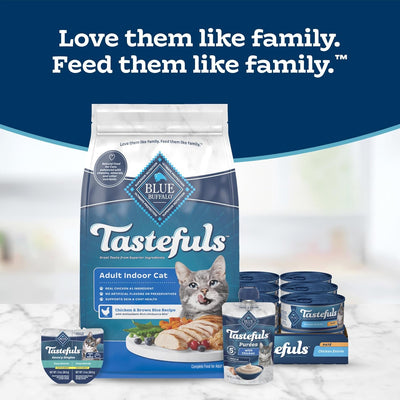 Blue Buffalo Tastefuls Indoor Chicken & Brown Rice Adult Dry Cat Food - Image 8 - Blue Buffalo - PetMax Canada
