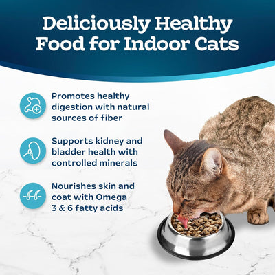 Blue Buffalo Tastefuls Indoor Salmon & Brown Rice Adult Dry Cat Food - Image 4 - Blue Buffalo - PetMax Canada