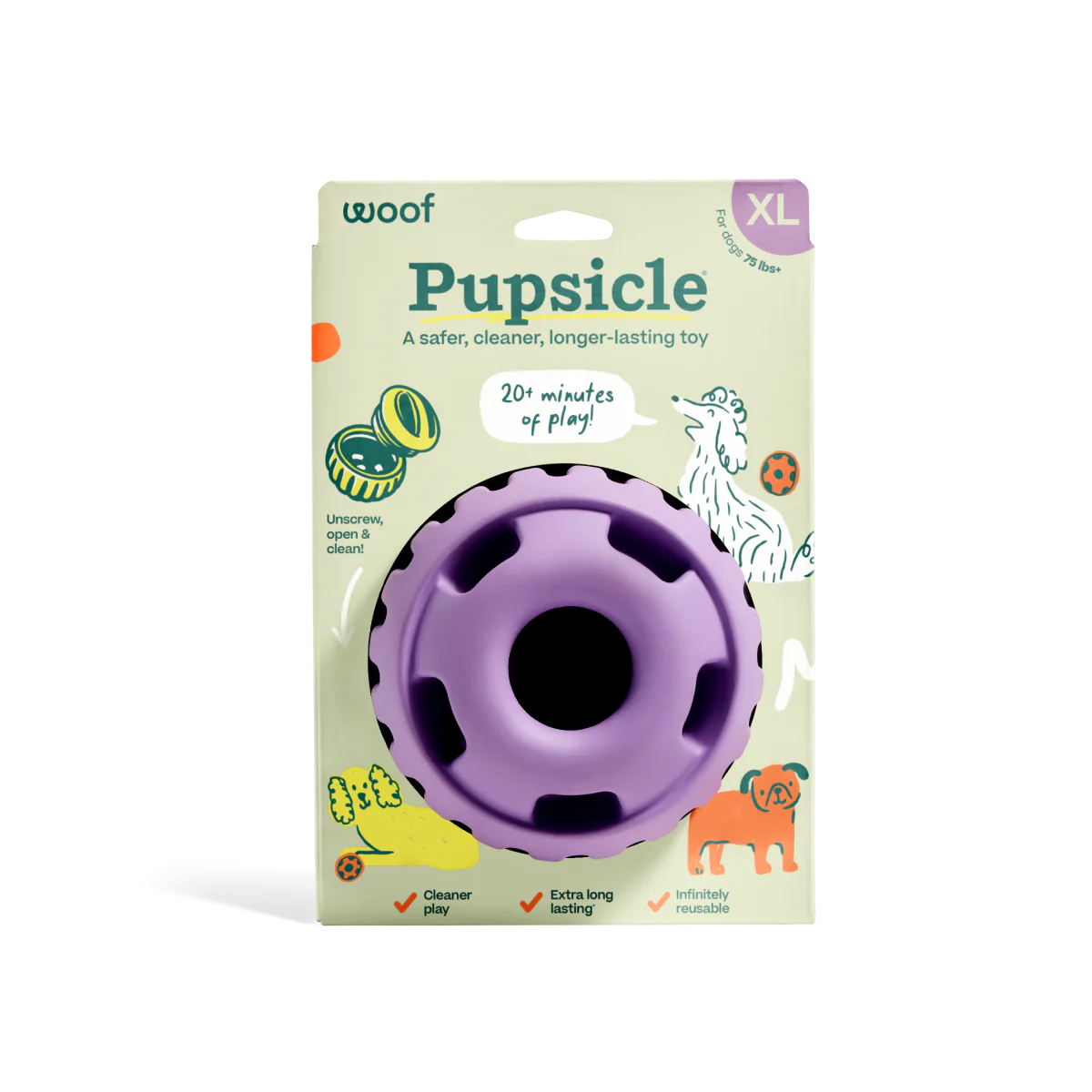 Woof The Pupsicle In Lavender