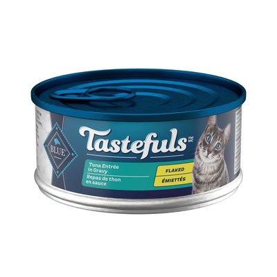 Blue Buffalo Tastefuls Tuna Entrée in Gravy Flaked Wet Cat Food - Canned Cat Food - Blue Buffalo - PetMax Canada