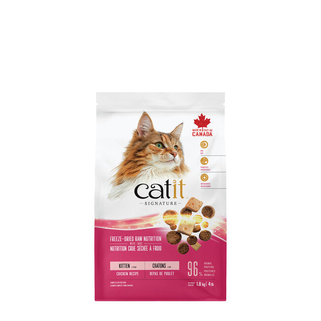 Catit Signature Freeze Dried Raw Kitten Chicken Dry Cat Food - Cat Food - Catit - PetMax Canada
