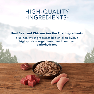 Blue Buffalo Wilderness Beef & Chicken Grill Canned Dog Food - Image 2 - Blue Buffalo - PetMax Canada