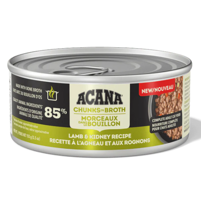 Acana Chunks In Broth Lamb & Kidney Recipe Canned Cat Food