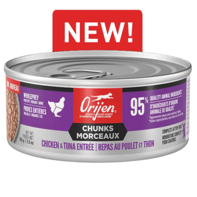 Orijen Chicken & Tuna Chunks Entrée Canned Kitten Food