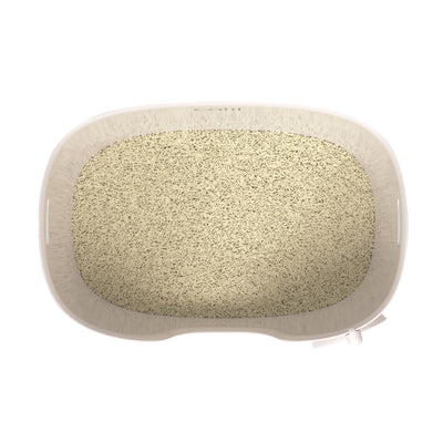 Catit Loo Litter Box in White with Scoop