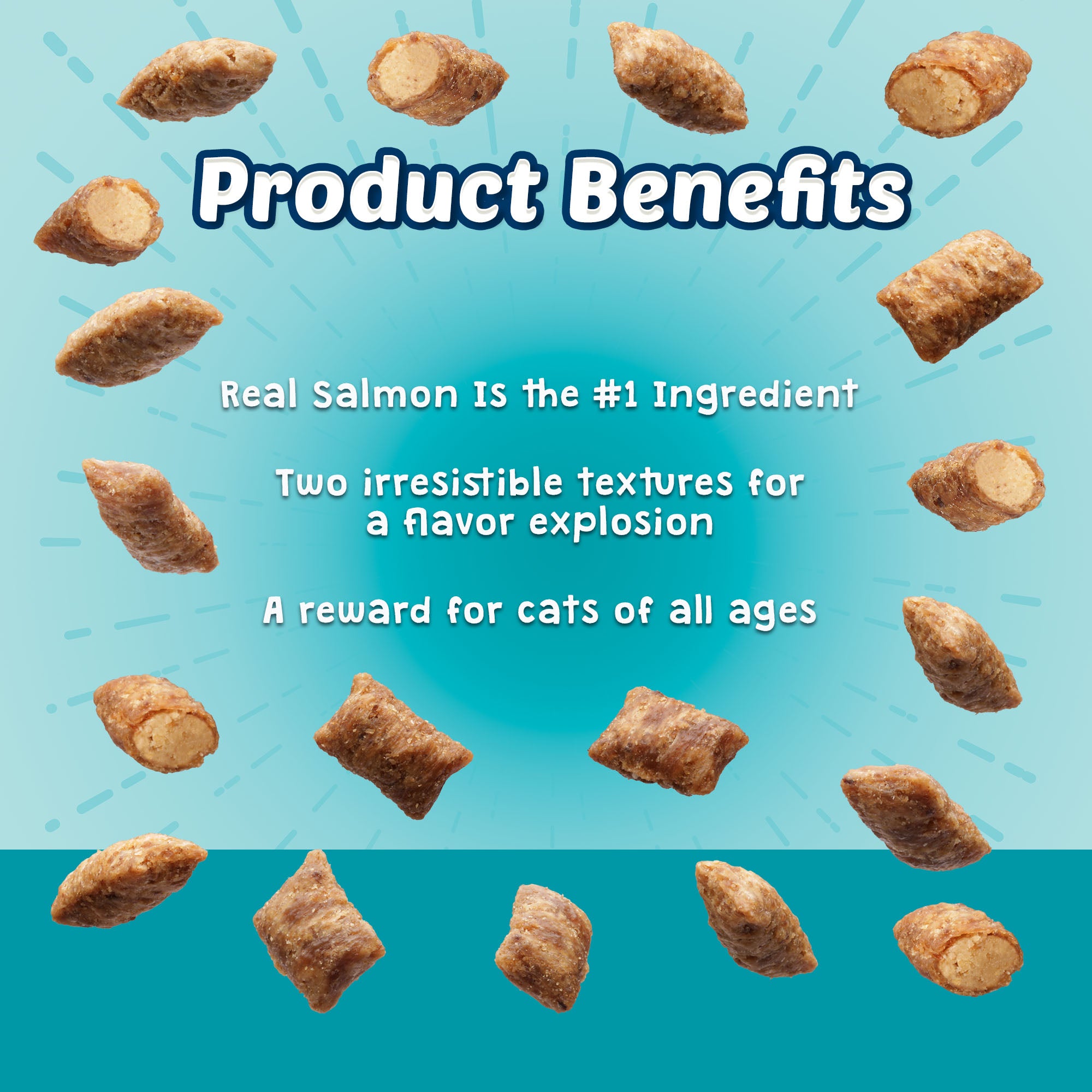 Blue Buffalo Bursts Crunchy Cat Treats Seafood Flavour - Image 4 - Blue Buffalo - PetMax Canada