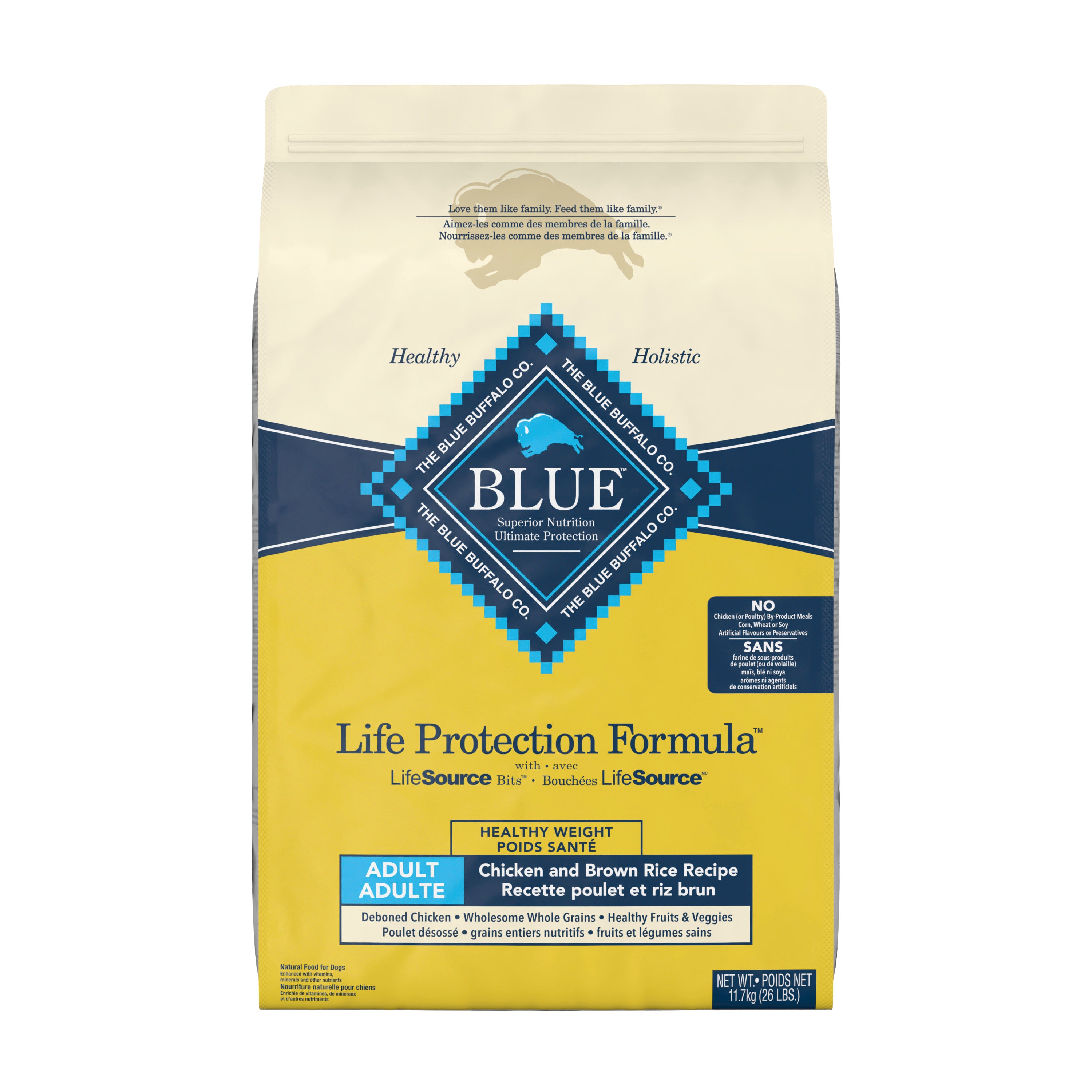 Blue Buffalo Life Protection Healthy Weight Dog Food - Dog Food - Blue Buffalo - PetMax Canada