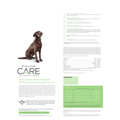 Diamond Care Dog Food Adult Sensitive Skin